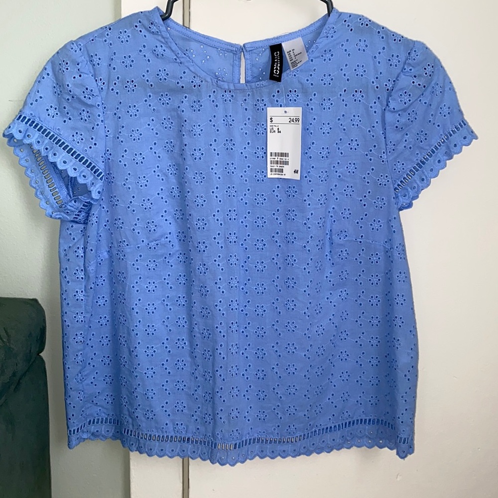 Eyelet H&M Top